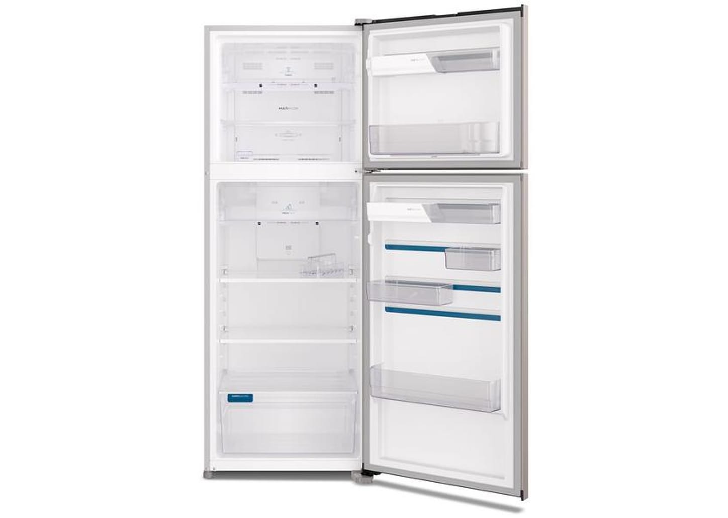Geladeira/Refrigerador Electrolux Frost Free Duplex Inox Look 480L Efficient