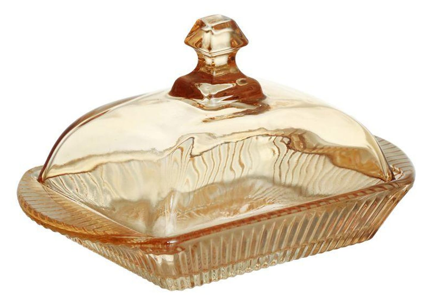 Manteigueira de Vidro Hauskraft Graffiato