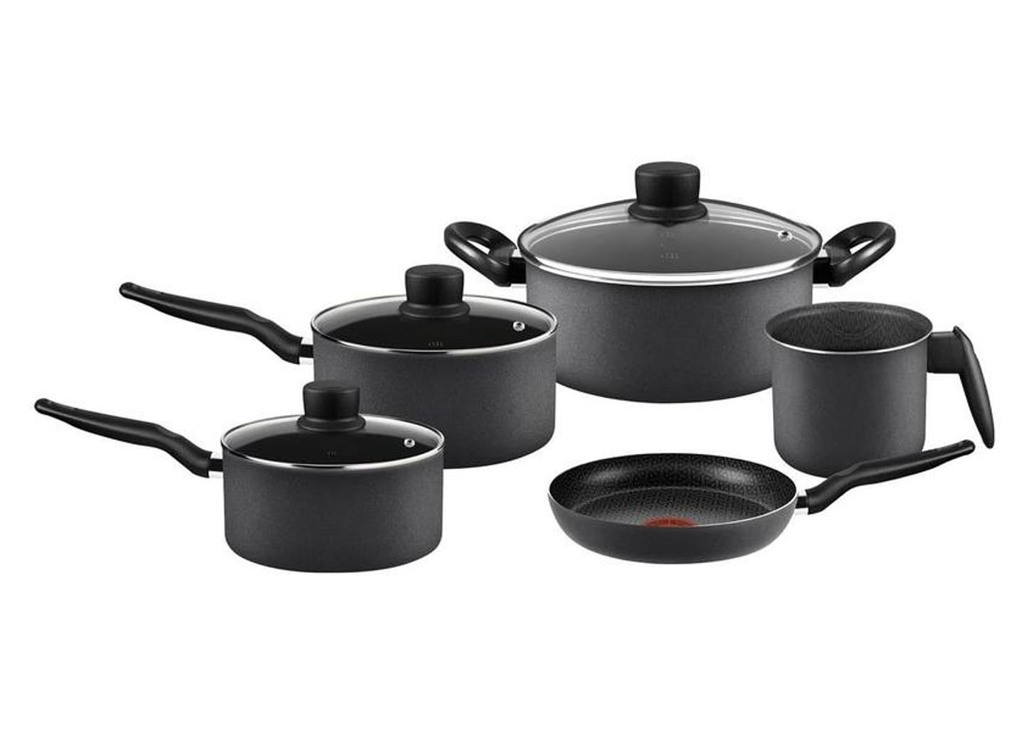 Jogo de Panelas Rochedo Antiaderente de Alumínio Grafite 5 Peças Robusta