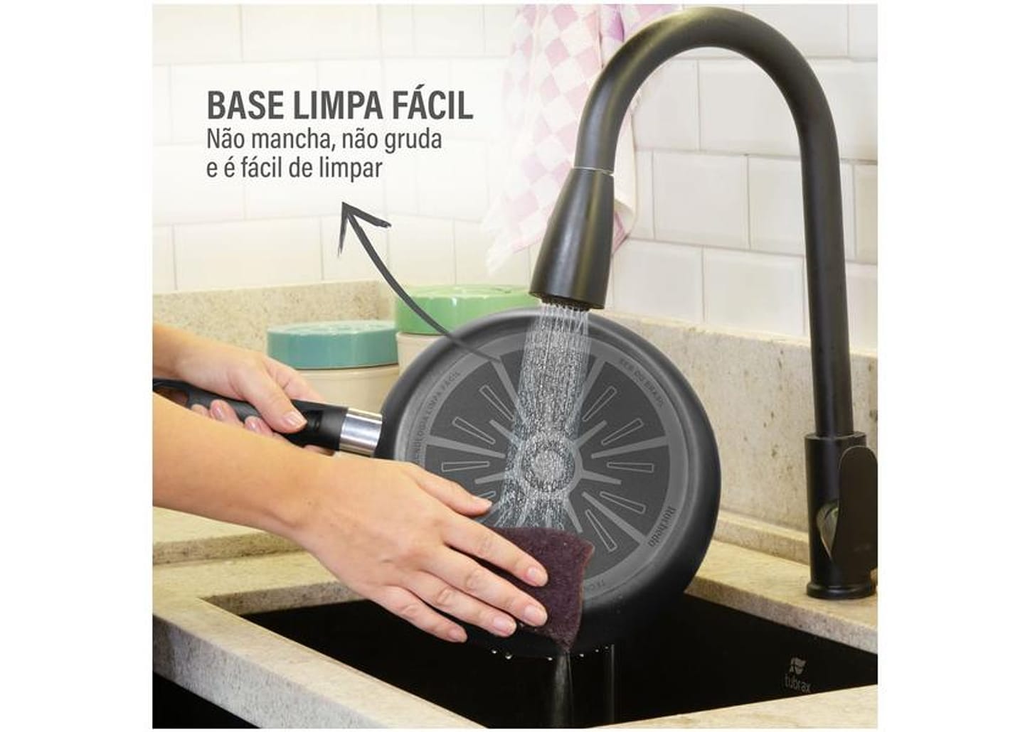 Jogo de Panelas Rochedo Antiaderente de Alumínio Grafite 5 Peças Robusta