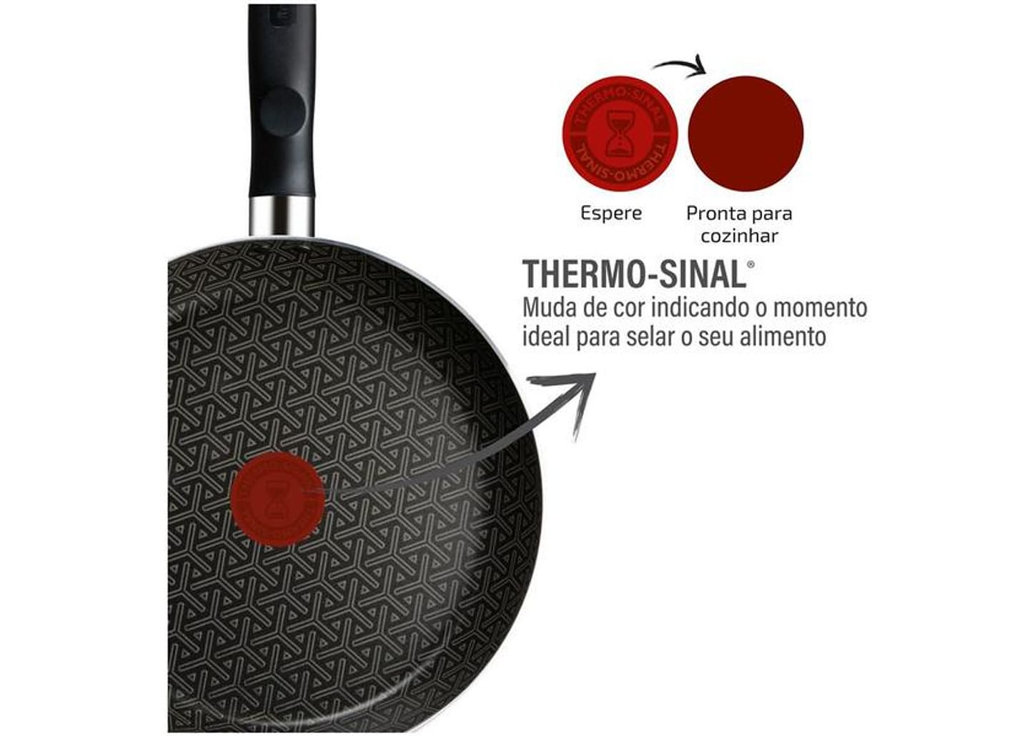 Jogo de Panelas Rochedo Antiaderente de Alumínio Grafite 5 Peças Robusta