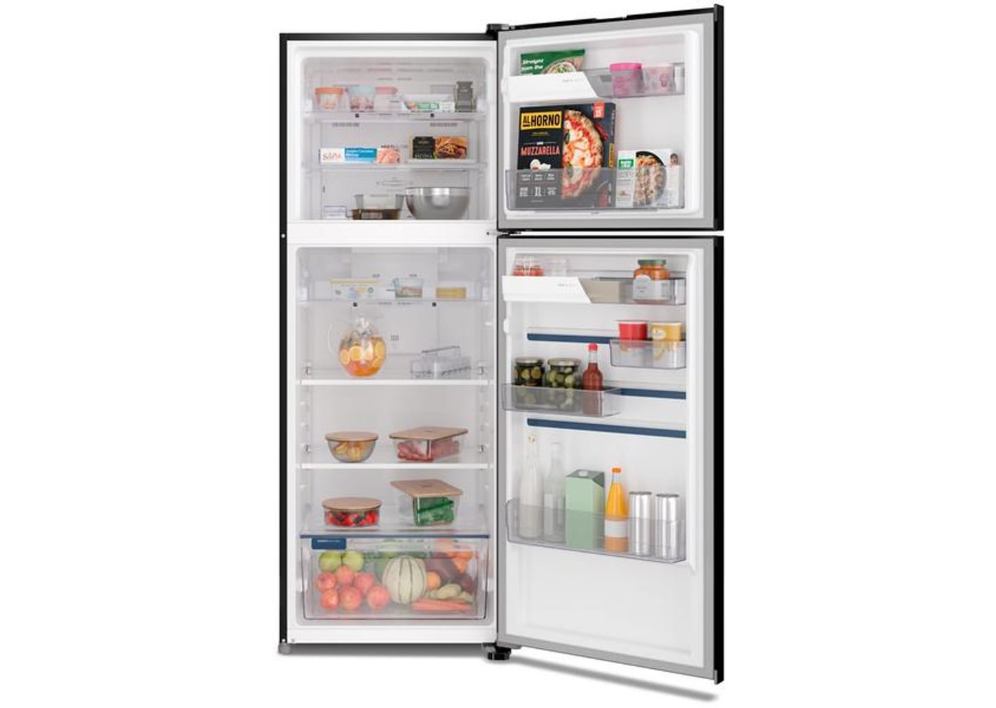 Geladeira/Refrigerador Electrolux Frost Free Duplex Black Inox Look 480L Efficient TF71B