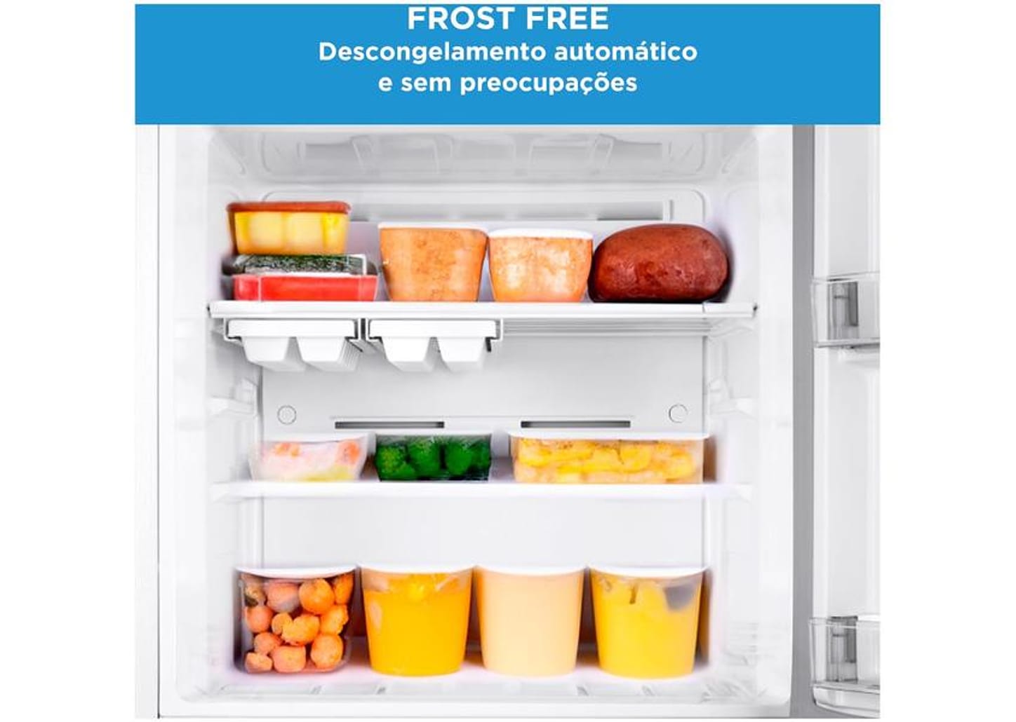 Geladeira/Refrigerador Midea Frost Free 2 Portas Branca 425L MD-RT572EVD012