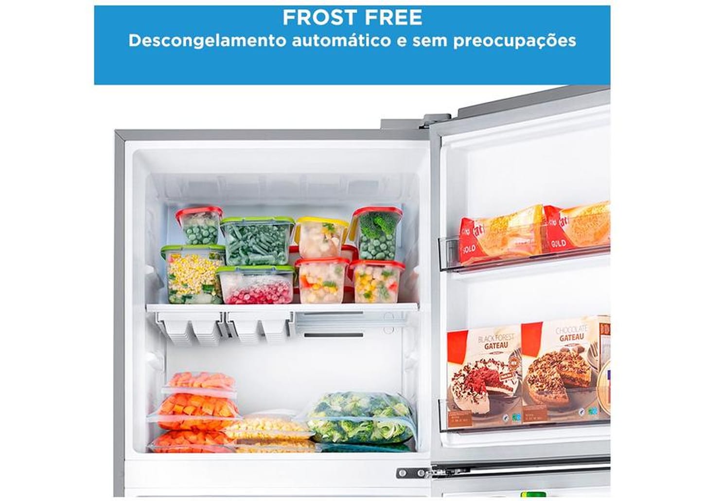 Geladeira/Refrigerador Midea Frost Free Duplex 425L MD-RT572EVD462