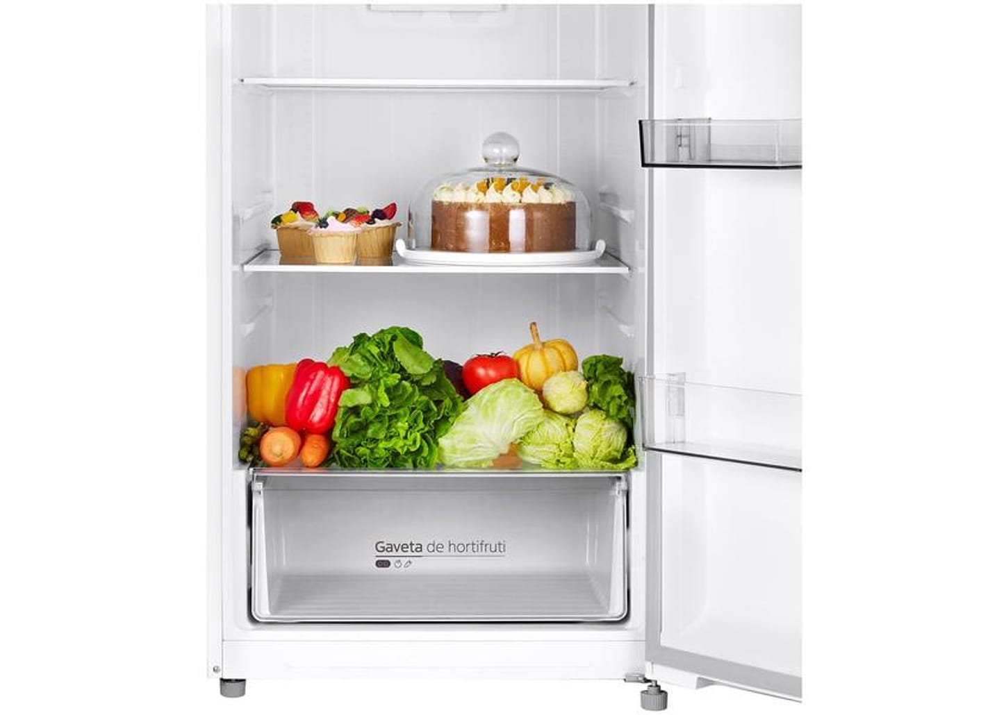 Geladeira/Refrigerador Midea Frost Free 2 Portas Branca 425L MD-RT572EVD012