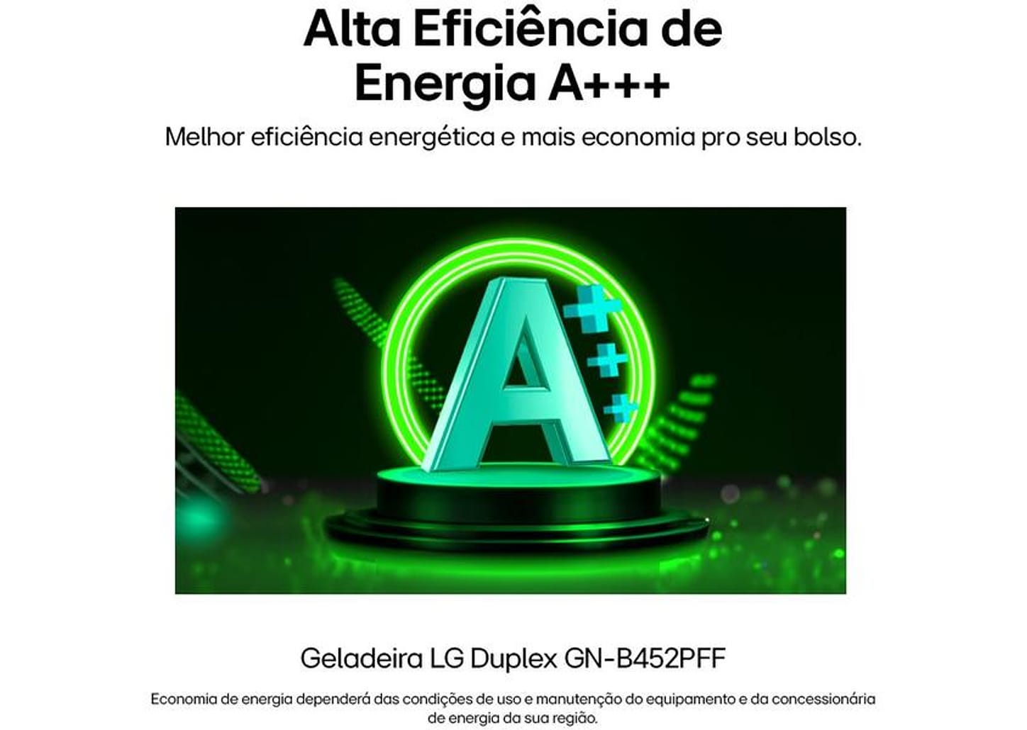 Geladeira/Refrigerador LG Frost Free Inox Duplex 461L GN-B452PFF