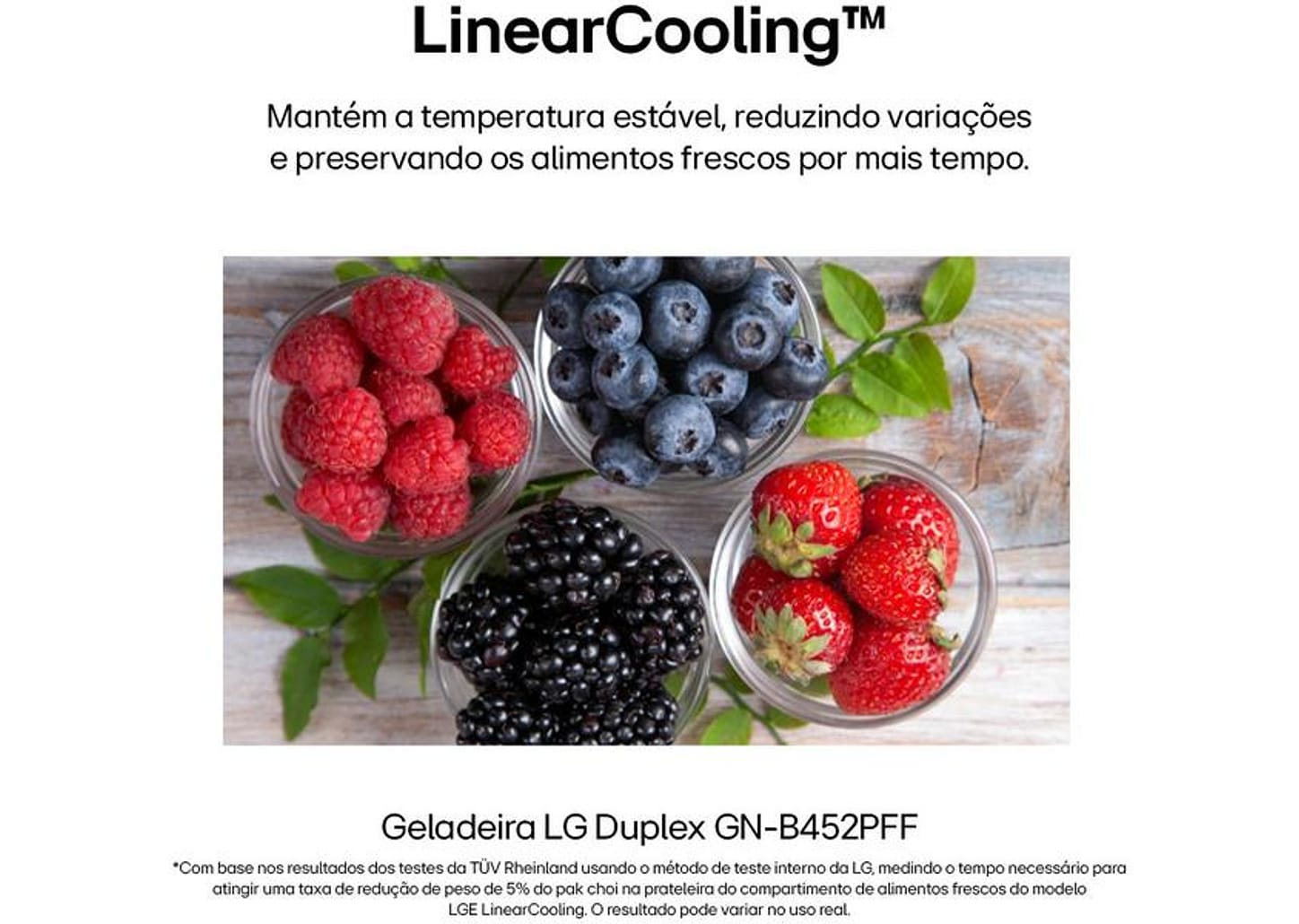 Geladeira/Refrigerador LG Frost Free Inox Duplex 461L GN-B452PFF