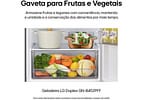 Geladeira/Refrigerador LG Frost Free Inox Duplex 461L GN-B452PFF