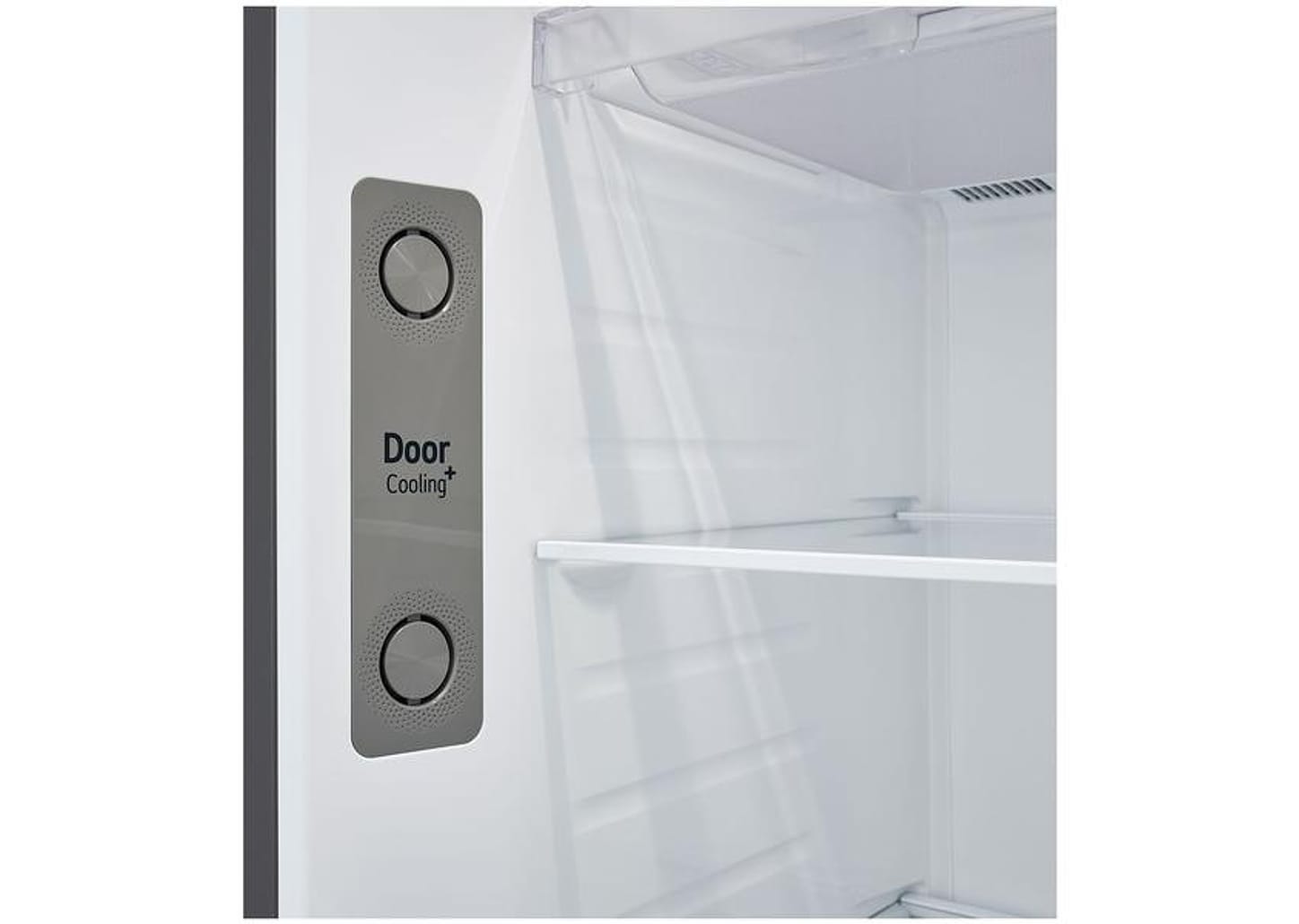 Geladeira/Refrigerador LG Frost Free Inox Duplex 461L GN-B452PFF