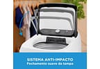 Lavadora de Roupas Midea 15kg Cesto Inox 13 Programas de Lavagem Branca Wave Agitator