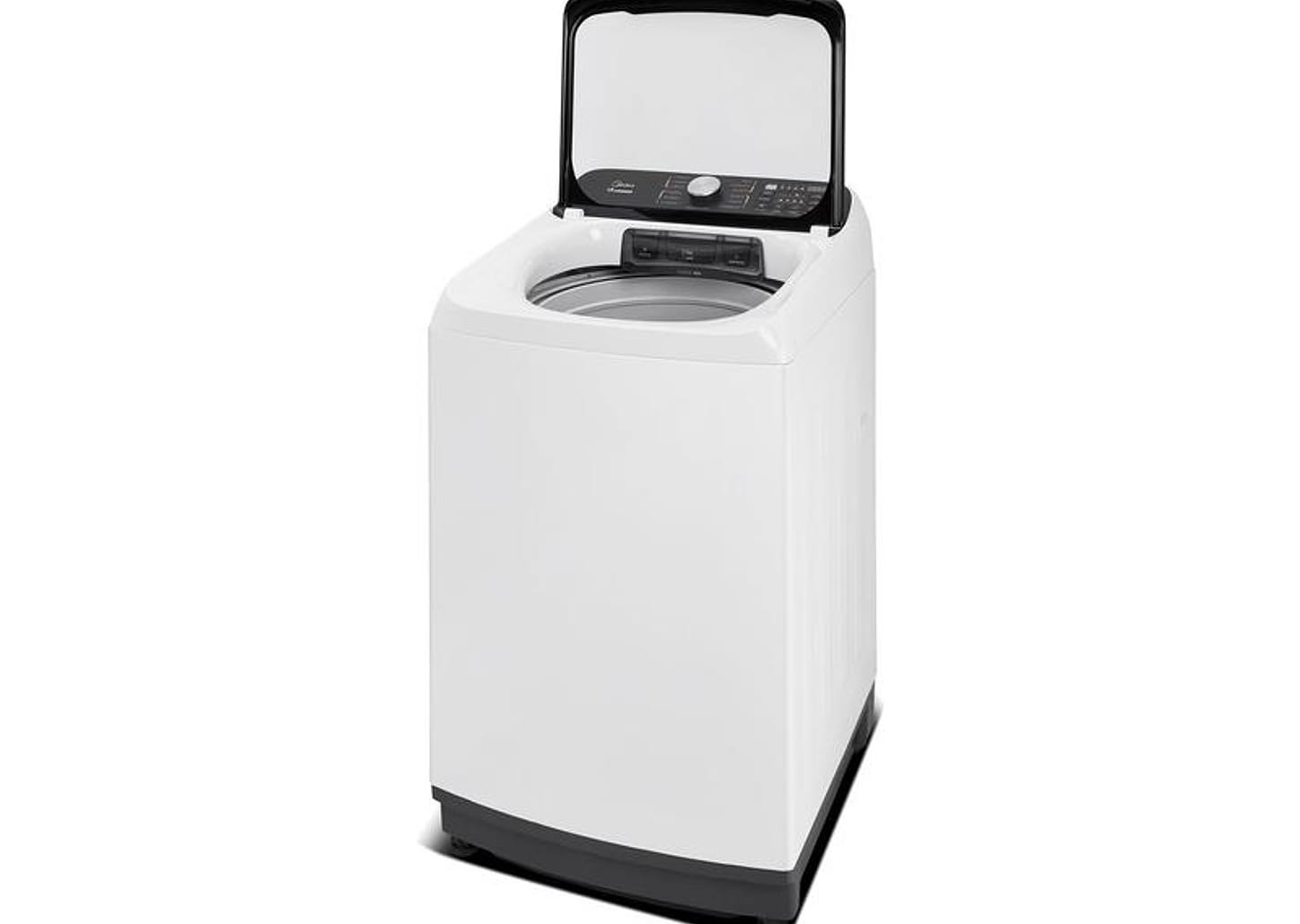 Lavadora de Roupas Midea 15kg Cesto Inox 13 Programas de Lavagem Branca Wave Agitator