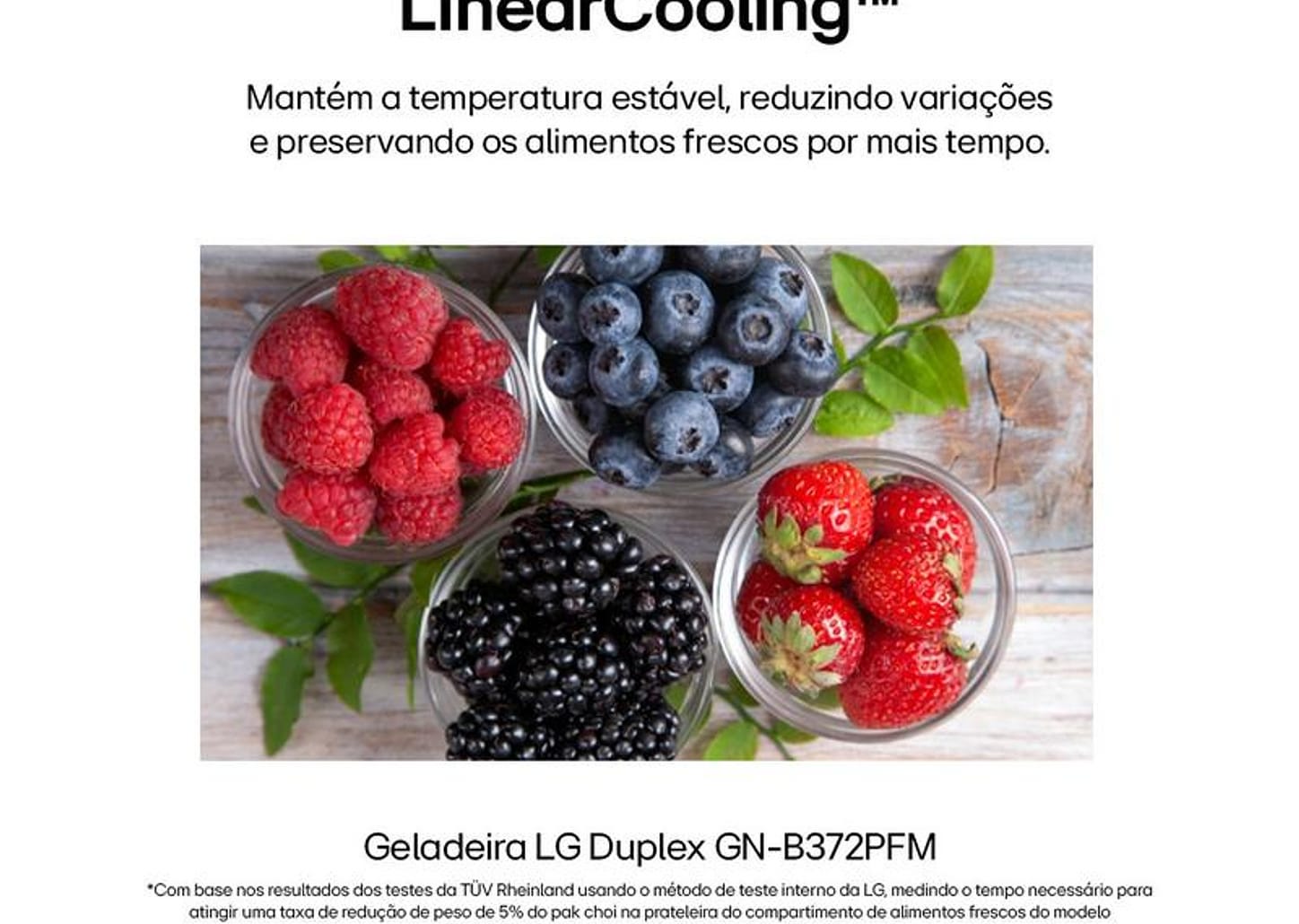 Geladeira/Refrigerador LG Frost Free Inox Duplex 375L GN-B372PFM