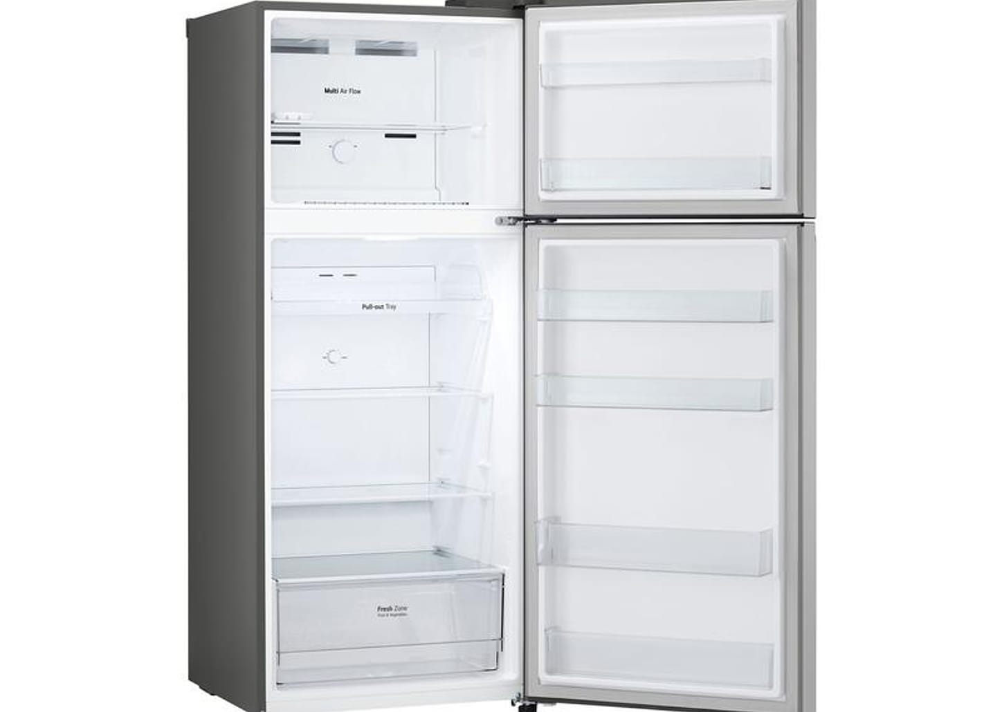 Geladeira/Refrigerador LG Frost Free Inox Duplex 375L GN-B372PFM