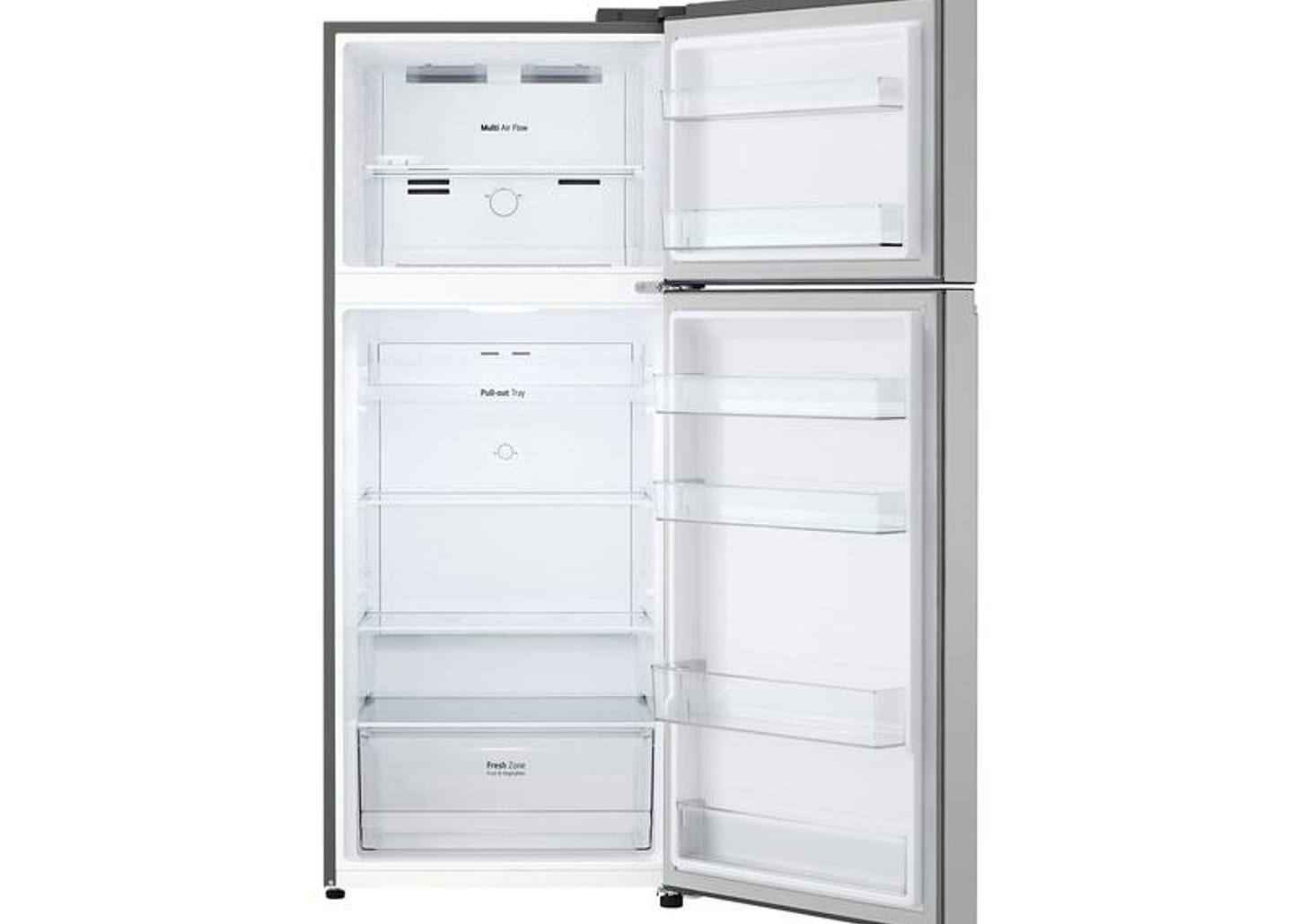 Geladeira/Refrigerador LG Frost Free Inox Duplex 375L GN-B372PFM