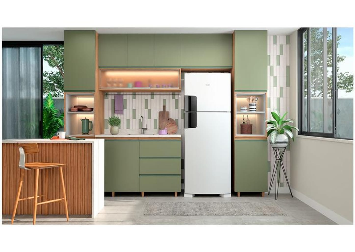 Geladeira/Refrigerador Consul Frost Free Duplex Branca 451L CRM53FB