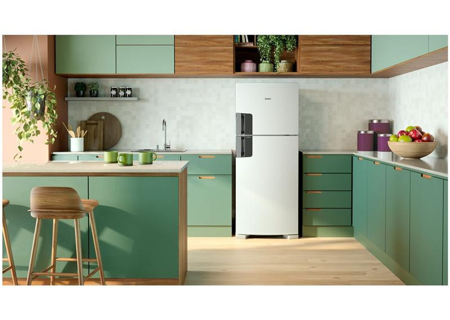 Geladeira/Refrigerador Consul Frost Free Duplex Branca 410L CRM50LB