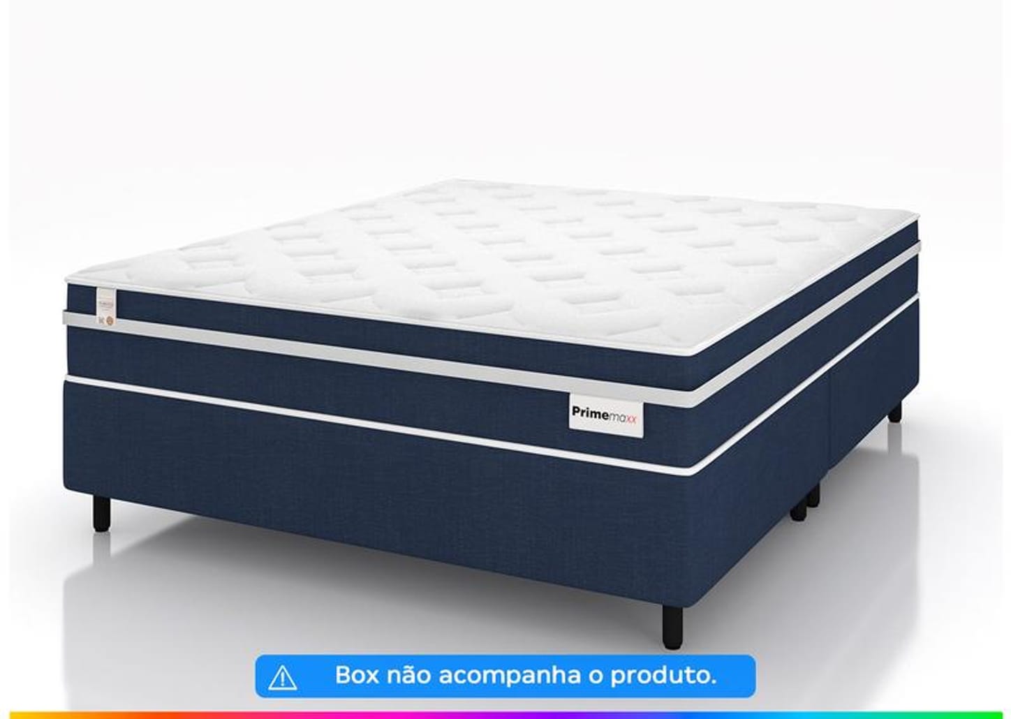 Colchão Queen Plumatex de Molas Ensacadas 25x158x198cm Prime Maxx