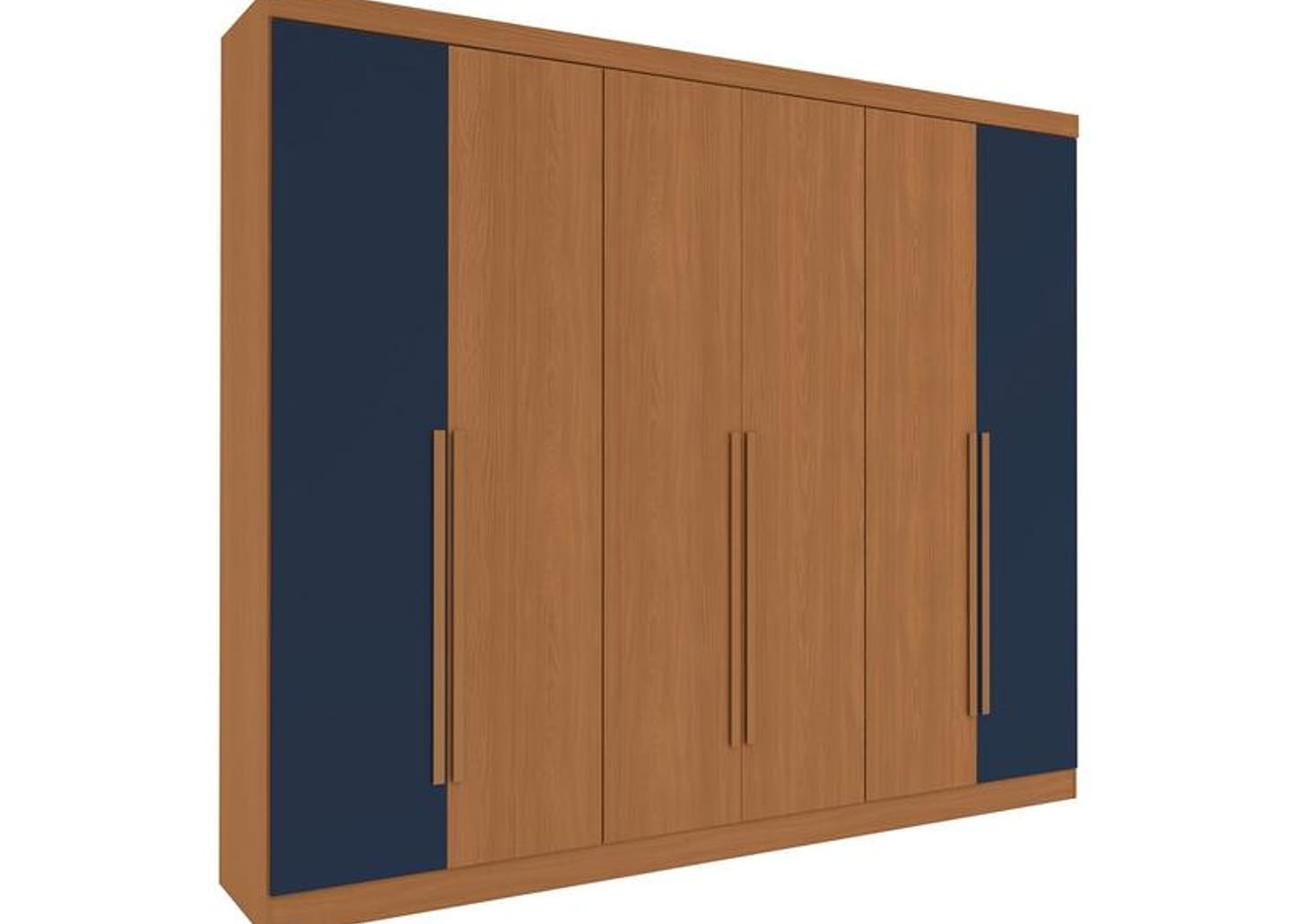 Guarda-roupa Casal 4 Gavetas 6 Portas Kappesberg Roma