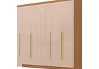 Guarda-roupa Casal com Espelho 6 Gavetas 6 Portas Kappesberg Dakota Classic