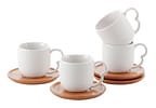 Jogo de Xícaras de Café 90ml Hauskraft Oásis 4 Peças
