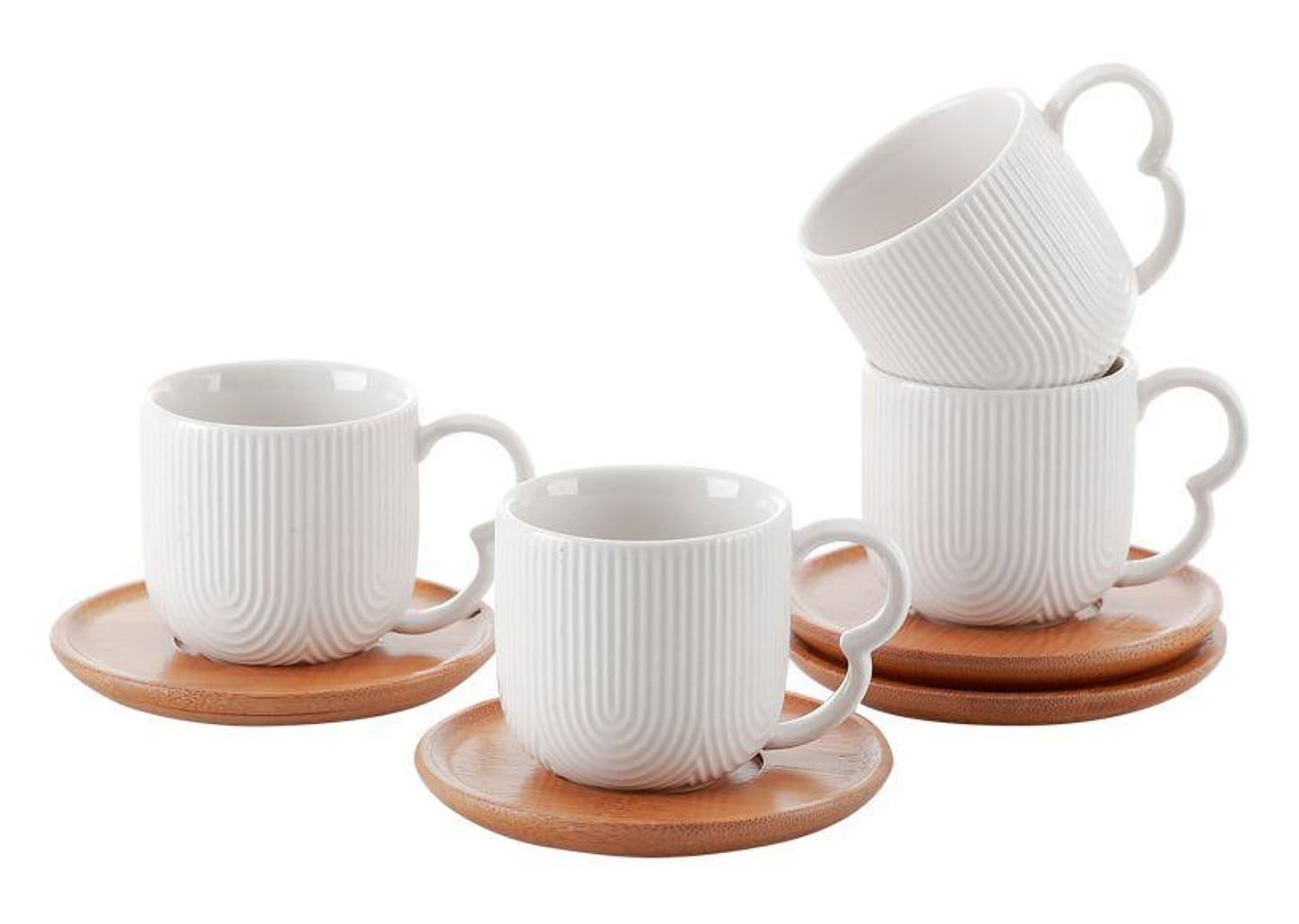 Jogo de Xícaras de Café 90ml Hauskraft Oásis 4 Peças