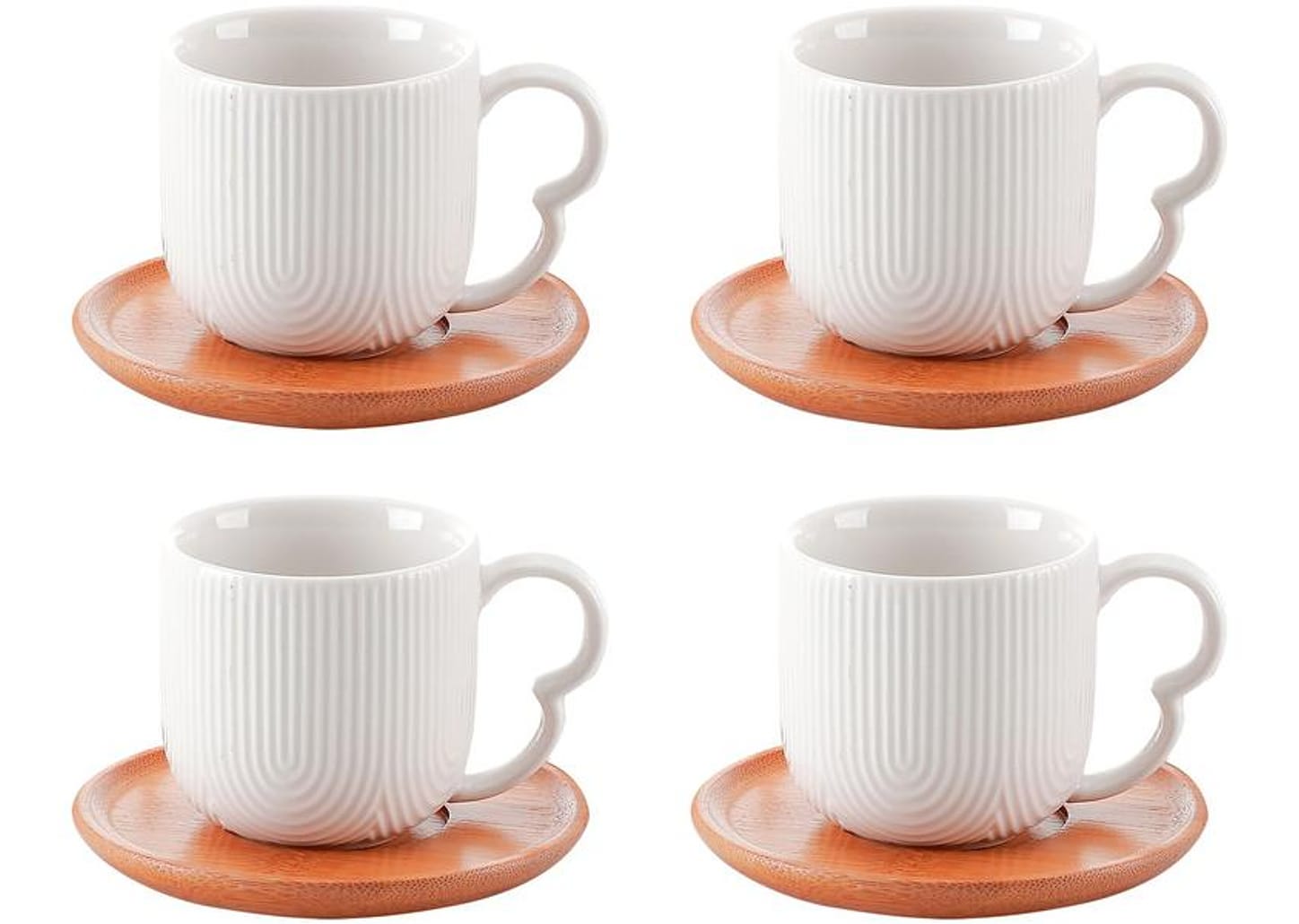 Jogo de Xícaras de Café 90ml Hauskraft Oásis 4 Peças
