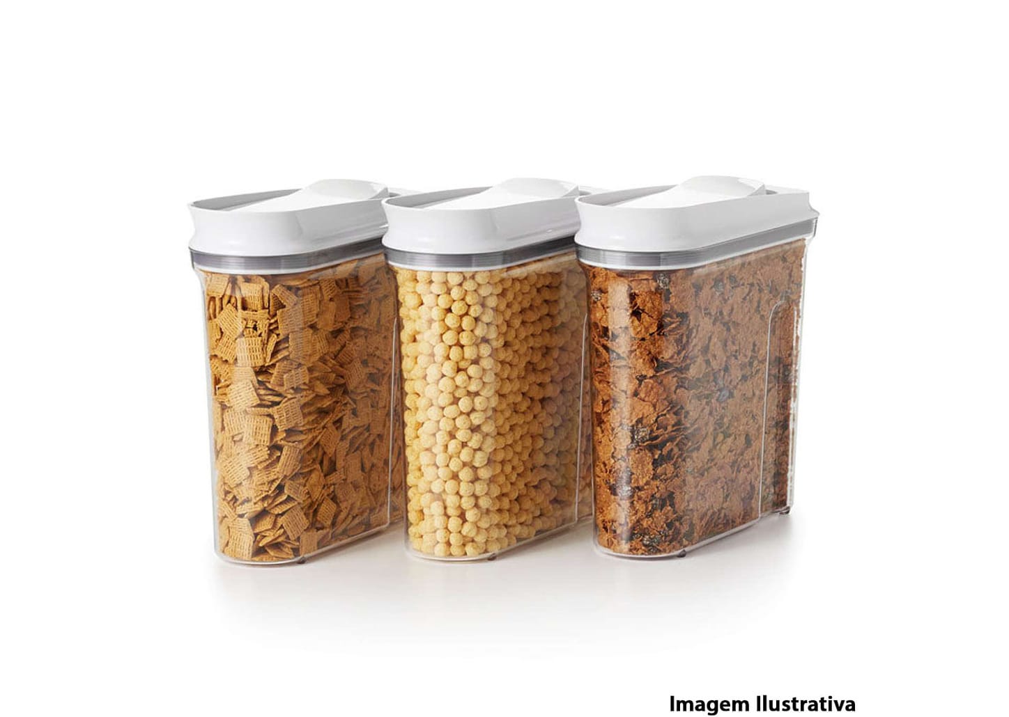 Pote Hermético De Acrílico Pop Oxo 2,4l