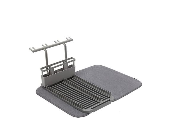 Tapete Escorredor De Louça Umbra Cinza 60x45x27cm