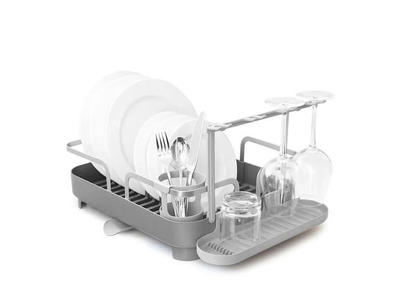 Escorredor De Louça Holster Umbra Cinza 42x35x16cm