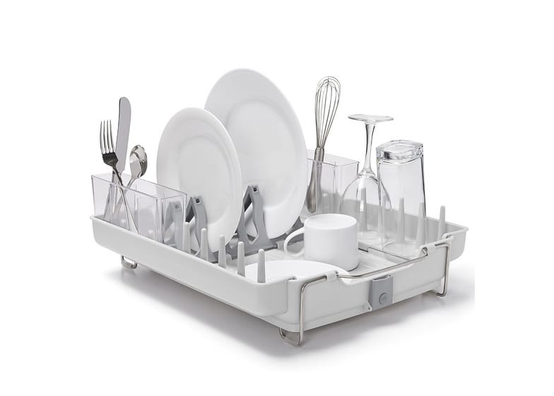 Escorredor De Louça Oxo Cinza 40x48,5x10cm