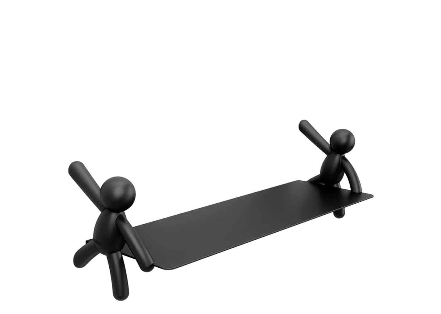 Prateleira Umbra Buddy Preta 46x13,9cm