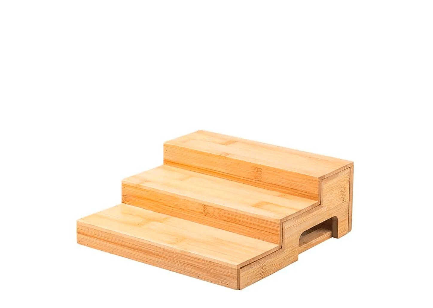 Organizador De Bambu 3 Níveis Extensível Ou Keep 22x22x8cm