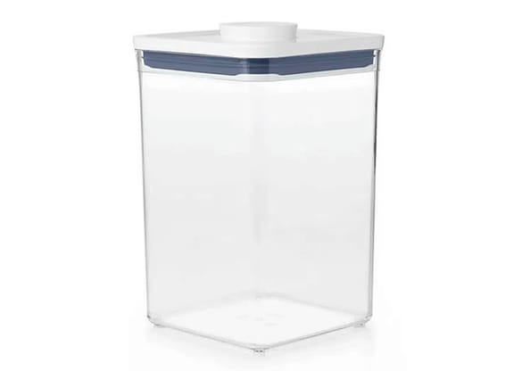 Pote De Acrílico Hermético Pop Oxo Quadrado 4,2l