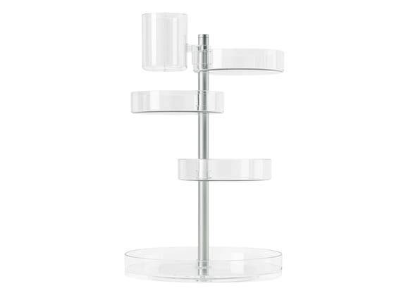 Organizador De Acrílico Umbra Pirouette Níquel 35x23x23cm