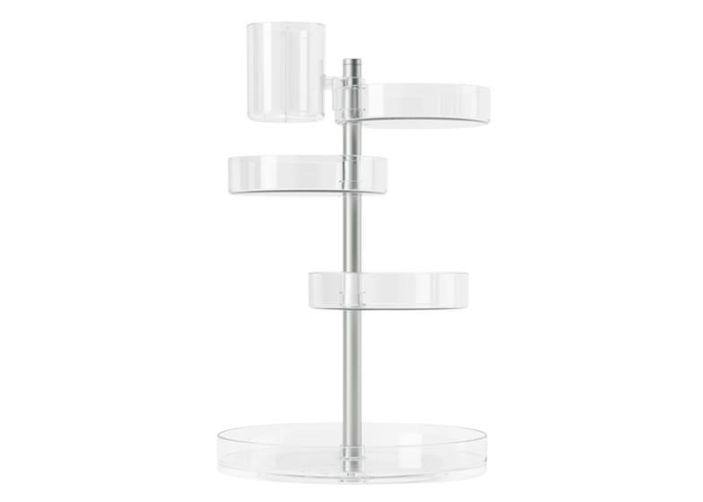 Organizador De Acrílico Umbra Pirouette Níquel 35x23x23cm