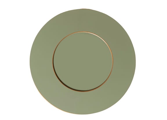 Sousplat De Laca Verde Militar 32cm