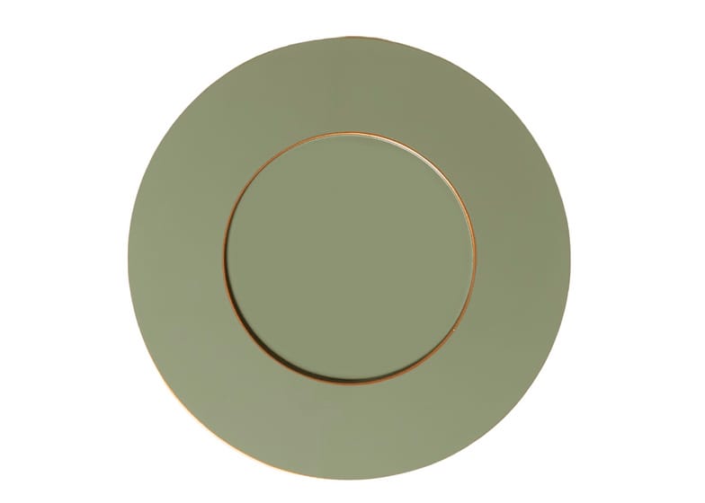 Sousplat De Laca Verde Militar 32cm