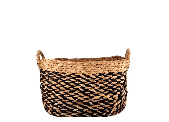 Cesto De Fibra Natural Mundi 40x25x33cm