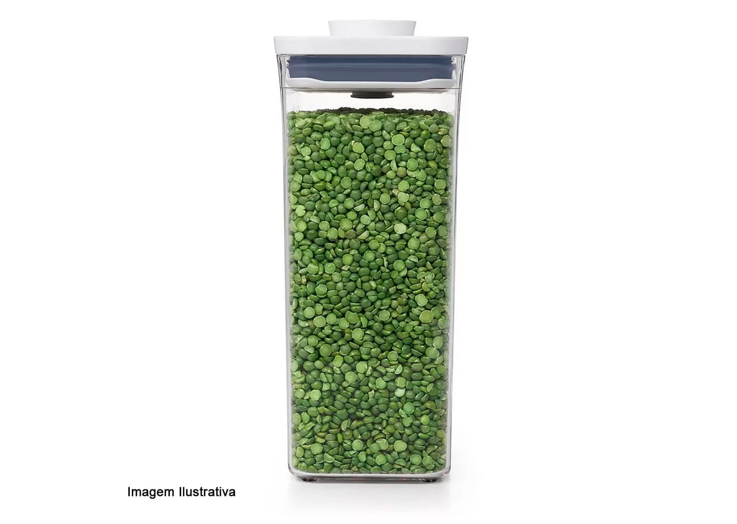 Pote Hermético De Acrílico Oxo Pop Retangular 2,6l