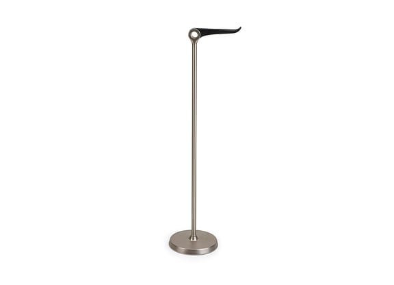 Porta Papel Higiênico De Metal Umbra Tucano Níquel 73x16cm