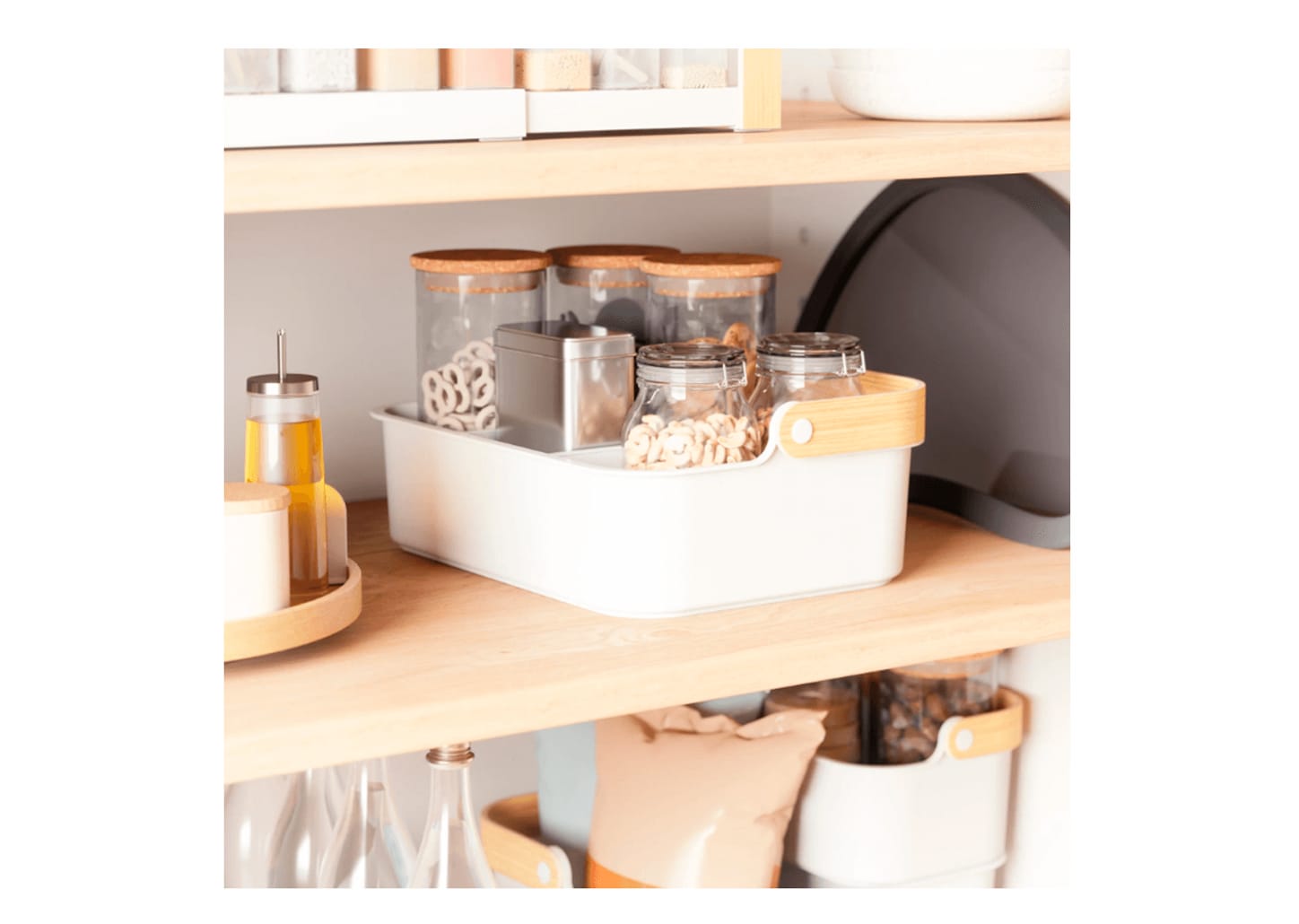 Organizador Umbra Bellwood Branco 34x26x13cm