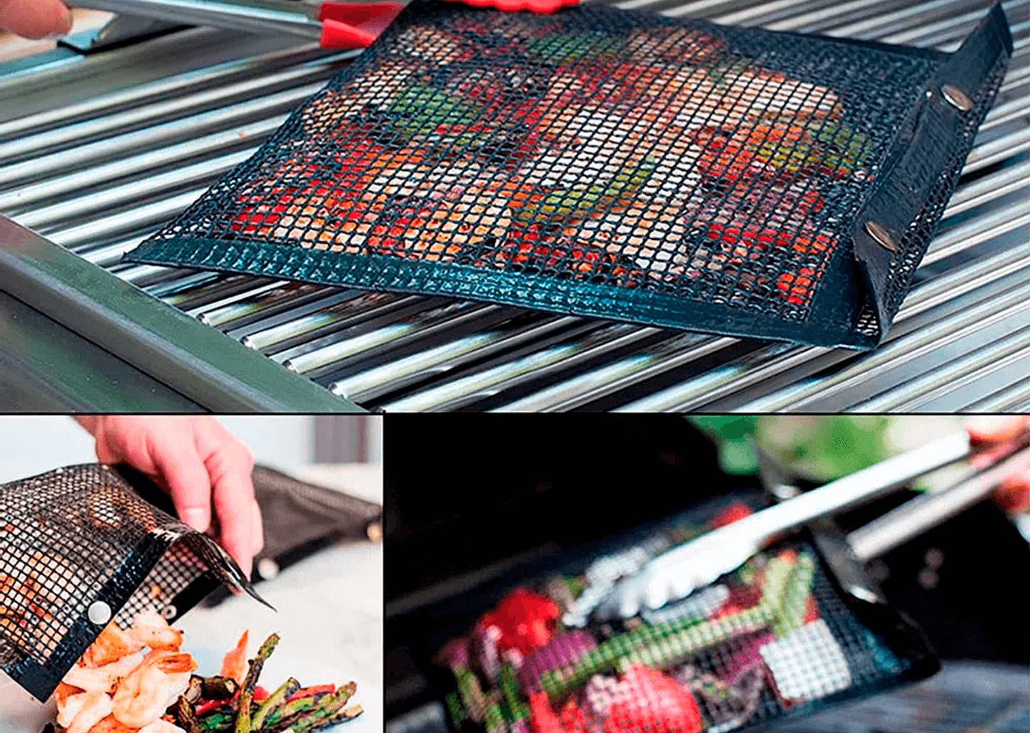 Saco Para Grelhar De Fibra De Vidro Antiaderente 27x22cm