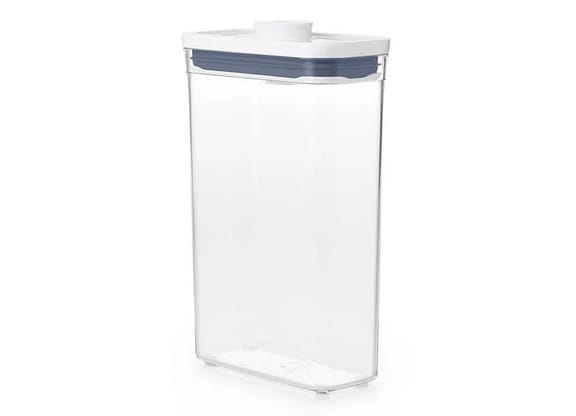 Pote Hermético De Acrílico Pop Oxo Retangular 1,8l