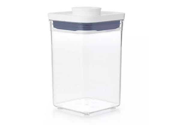 Pote Hermético De Acrílico Pop Oxo Quadrado 1l