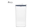Pote Hermético De Acrílico Pop Oxo 5,7l 4pçs