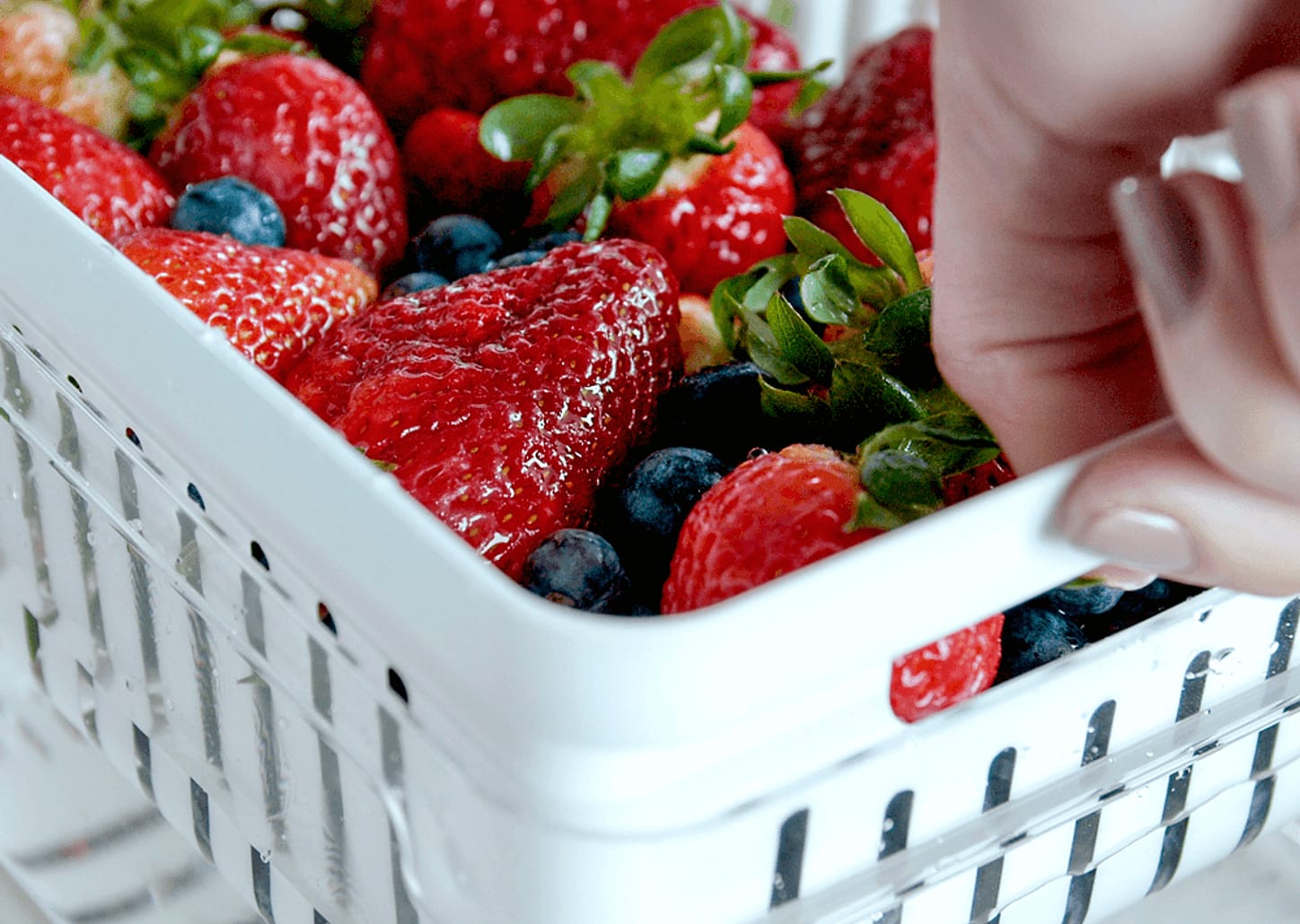 Pote De Acrílico Com Cesto Ou Clear Fresh Natural 20x15x9,5cm 2,2l