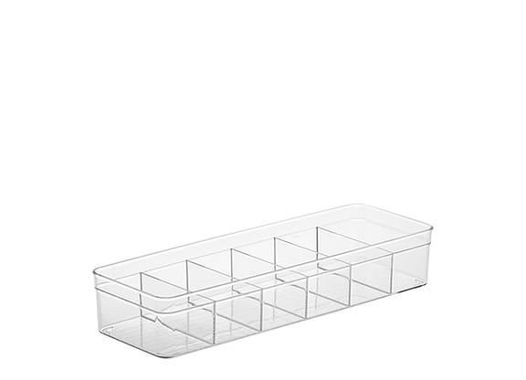 Colmeia Organizadora De Acrílico 6 Divisórias 40x13x7cm