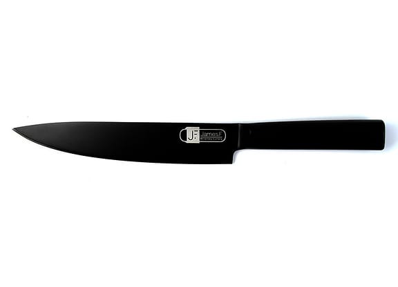 Faca Do Chef De Aço Inox Black James.f 20cm