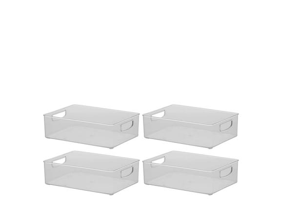 Organizador De Acrílico 31x22x9cm 4pçs