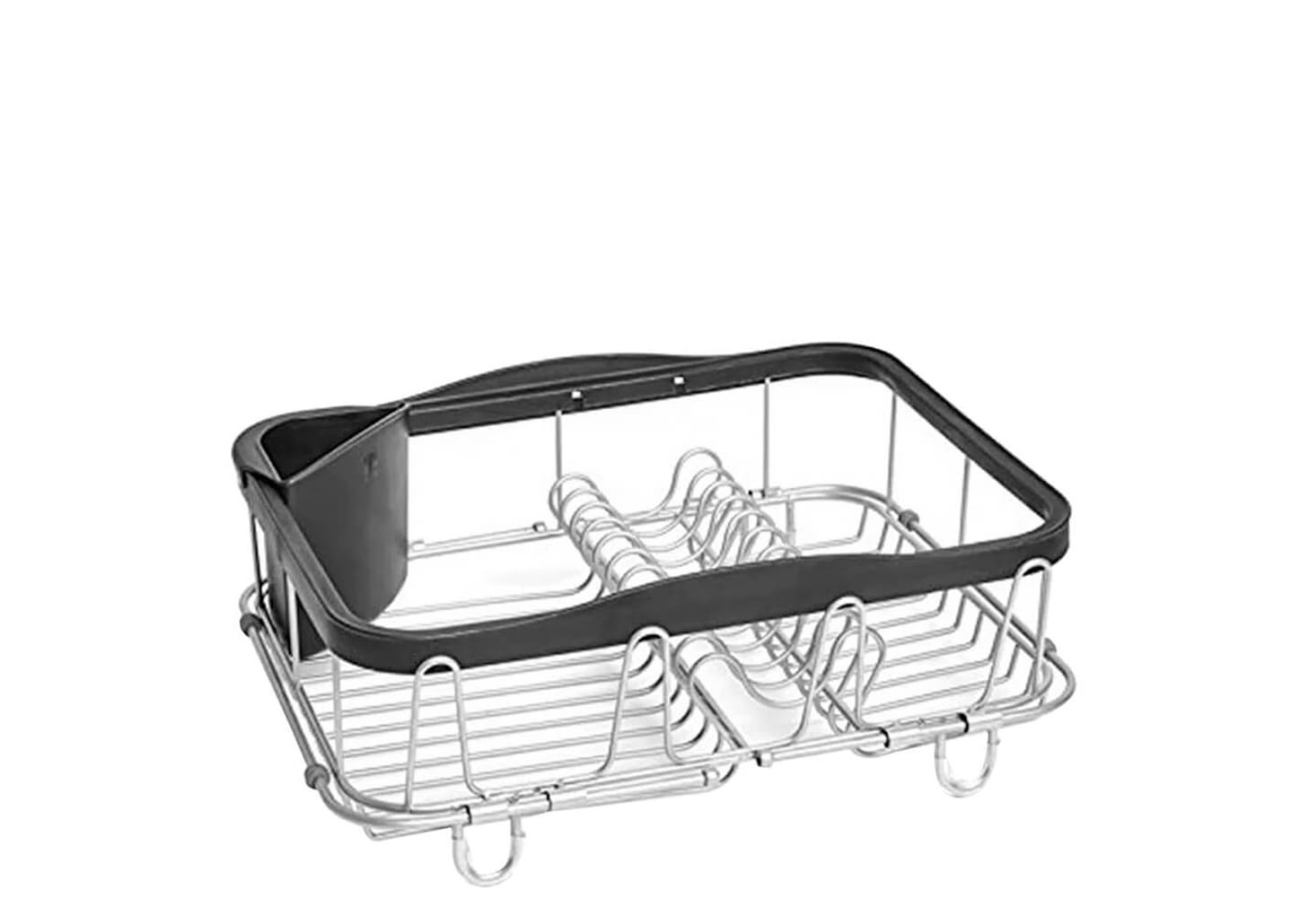 Escorredor De Louça De Aço Inox Umbra Preto 48x29x14cm
